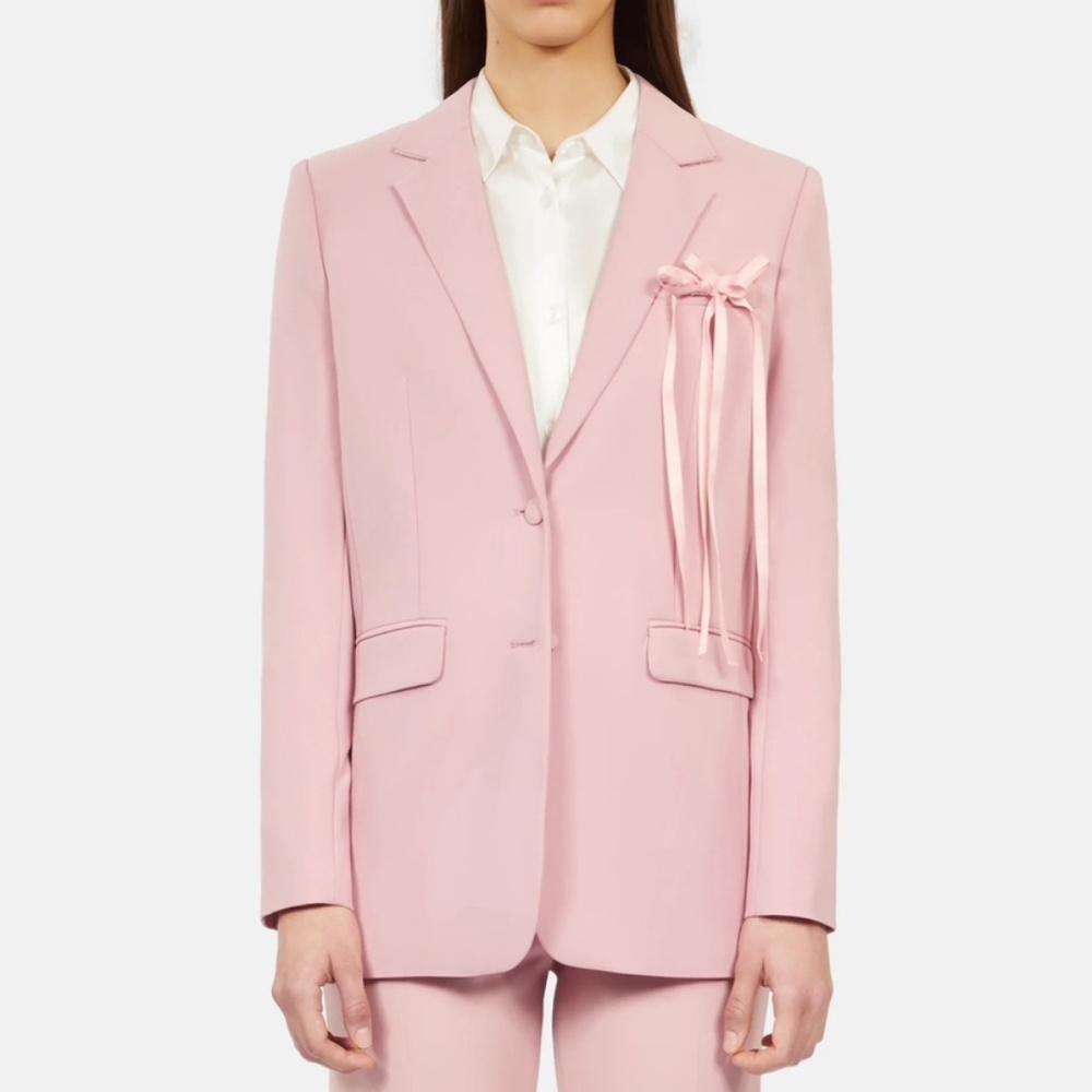 The kooples wool blend pink blazer